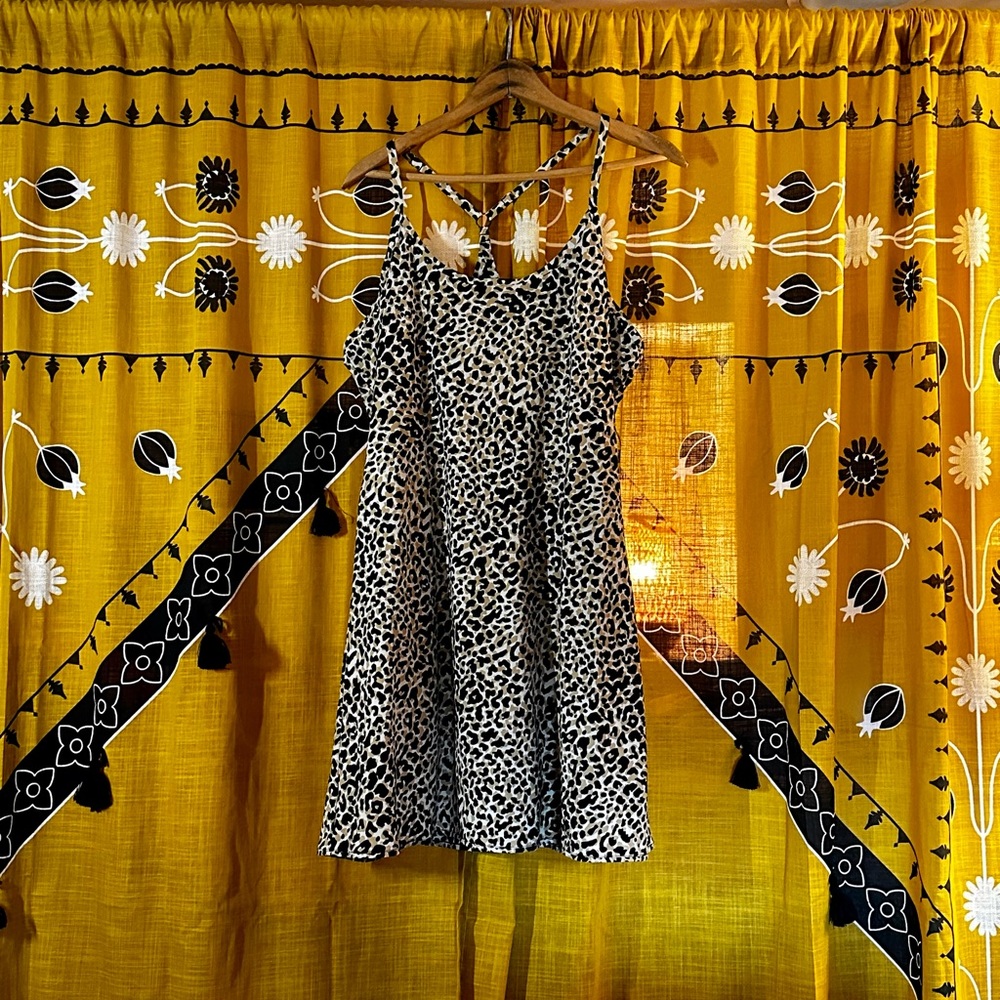 Outdoor Voices Exercise Dress - Leopard Print